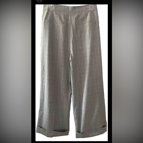 Aritzia Sunday Best Plaid wide Leg Trousers - Picture 3 of 6